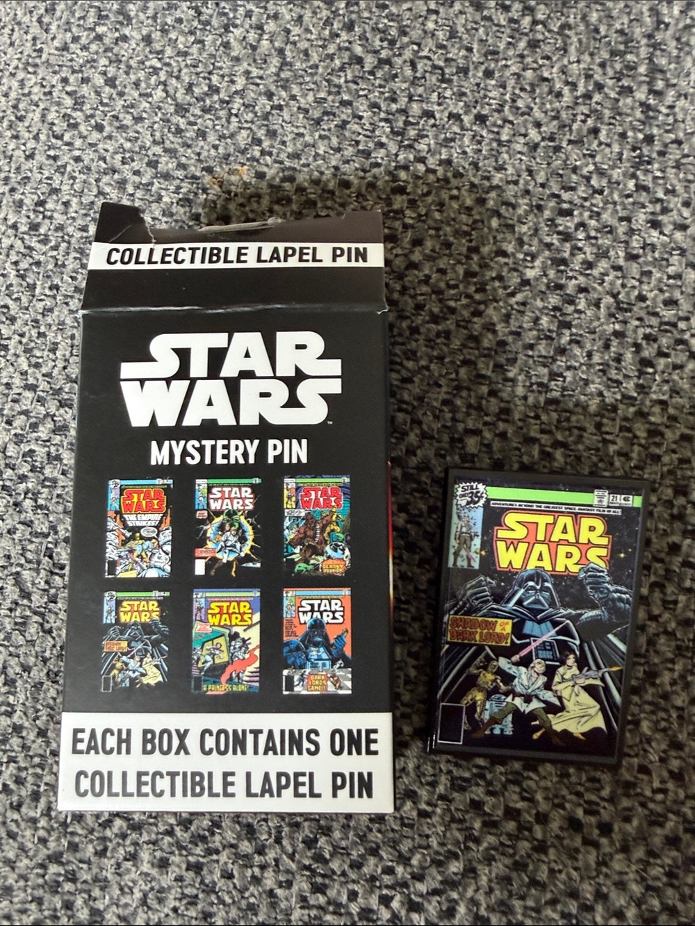 Star Wars Black Collectible Mystery Lapel Pin - Shadow of a Dark Lord!
